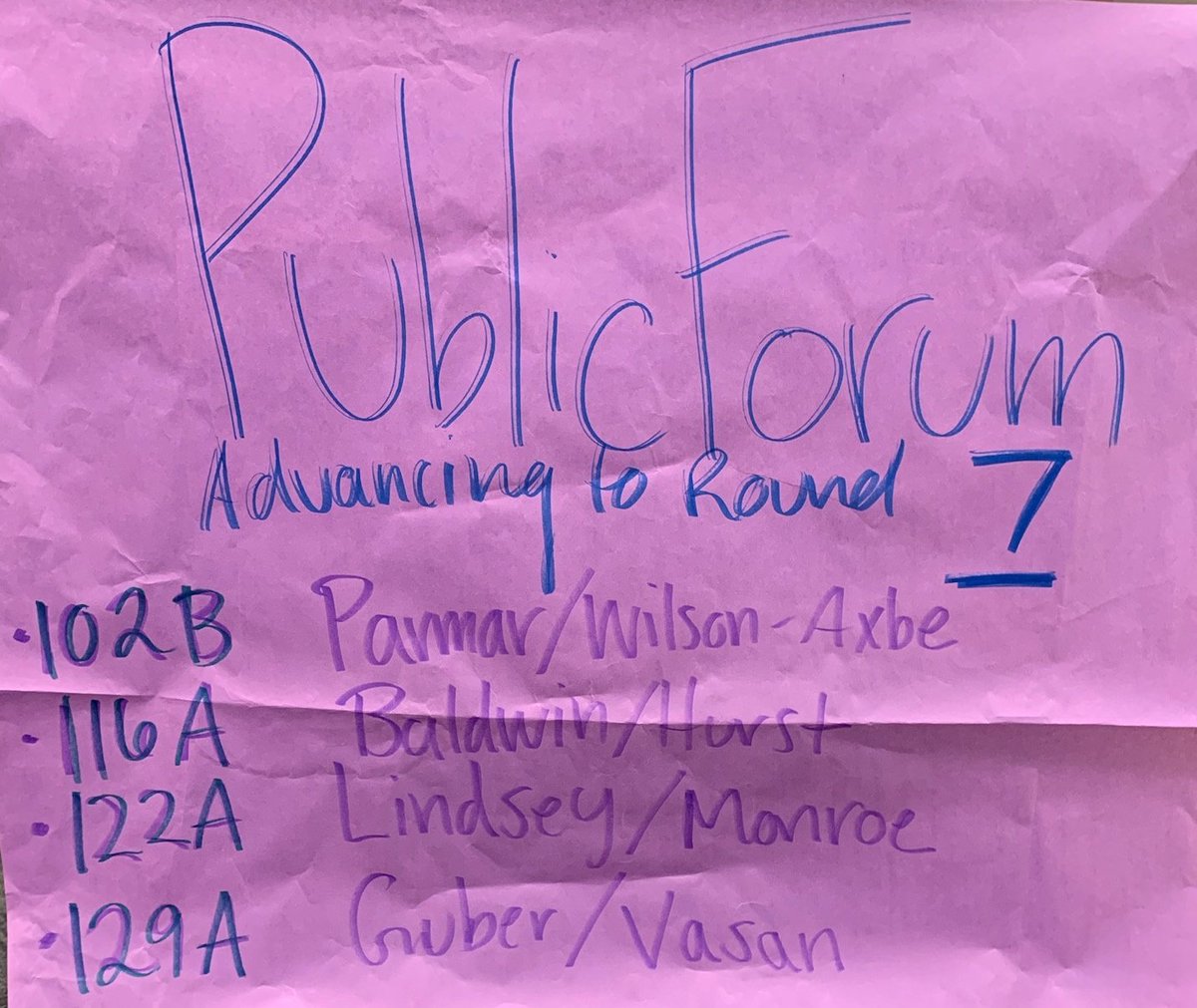 chsaaspeech's tweet image. 5A State PF semifinalists! Congratulations!
#23costatespeech #coprep