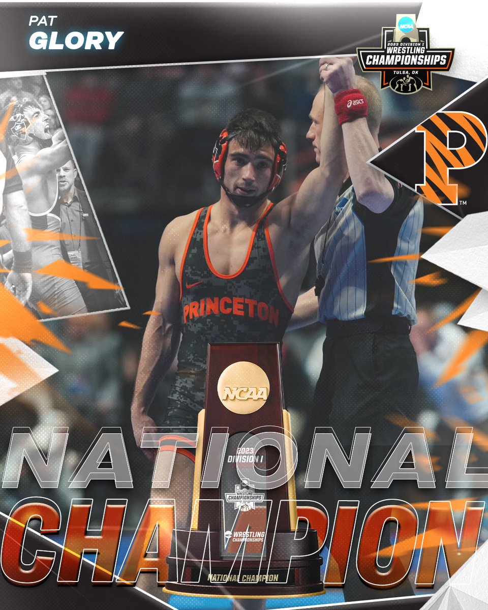 🏆 125 LBS. CHAMPION 🏆

Pat Glory is bringing home the title!

#NCAAWrestling x <a href="/tigerwrestling/">Princeton Wrestling</a>