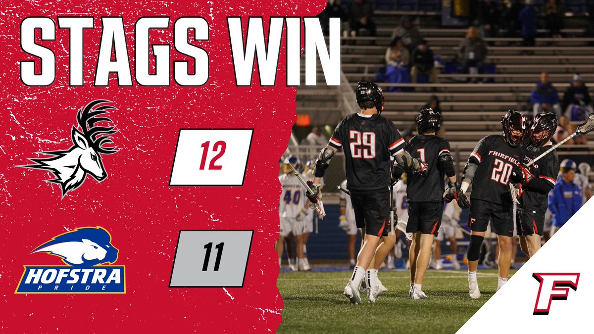 STAGS WIN‼️

The defense forces a turnover on the final possession and Fairfield takes a #CAALax road victory!

#WeAreStags #StagsCompete #ONE #CATT #CAALax 🤘🥍