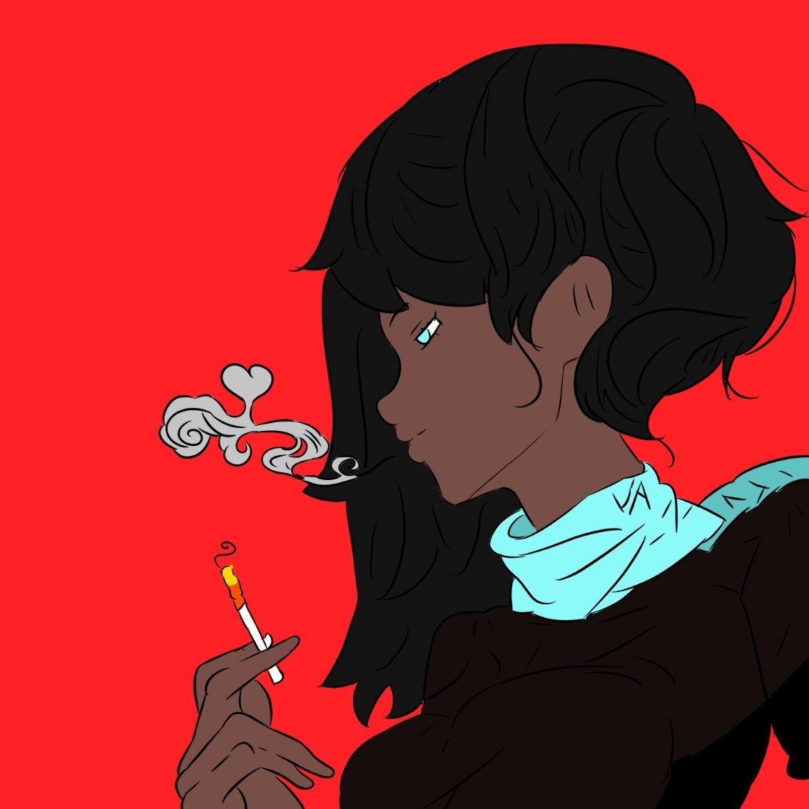 MuazinhaS2's tweet photo. #desenhos #arte #artedigital #anime #mulher #cigarettes #drawing #ilustracion #girl https://t.co/kRKl83dgbV