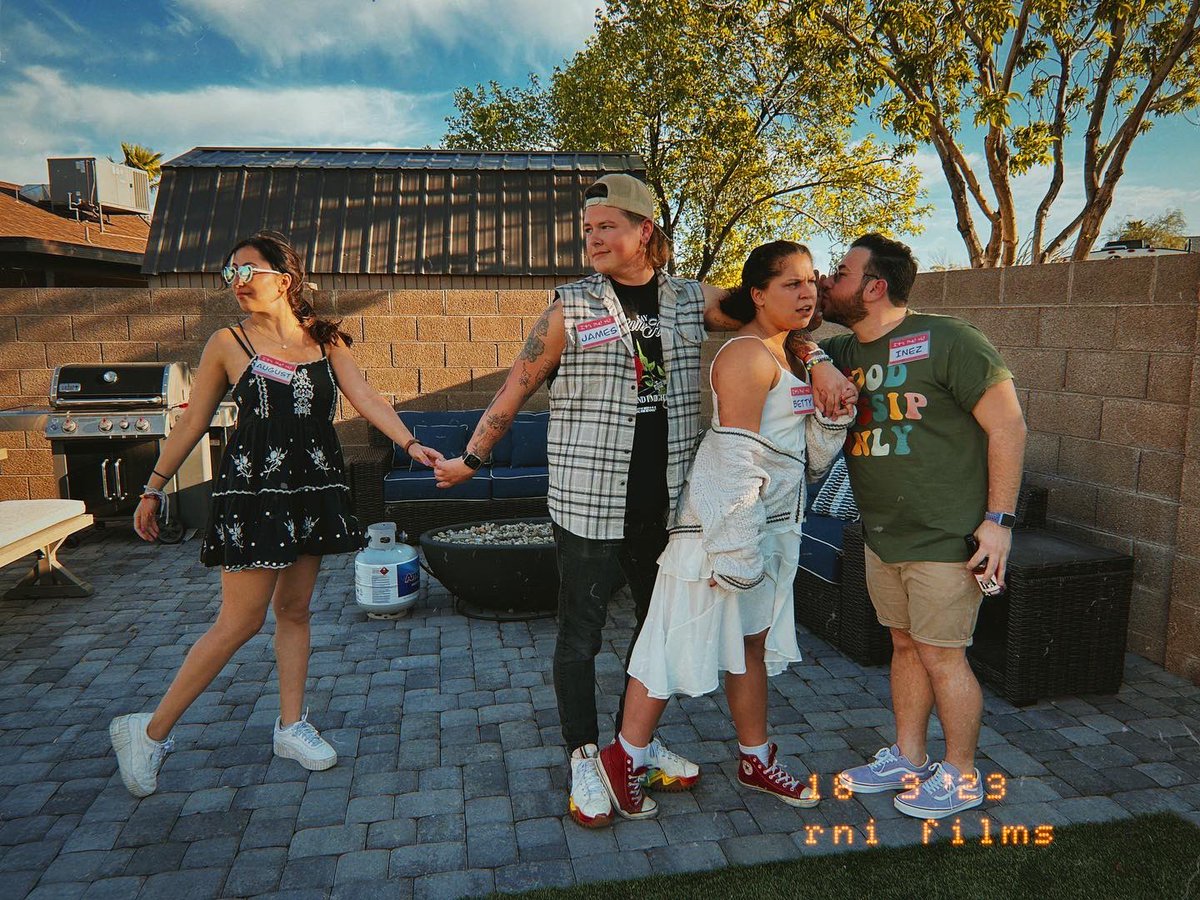 GabrielTaibi's tweet photo. August, James, Betty, and Inez are ready for Night 2 of the ERAS TOUR!!!! @taylornation13 @taylorswift13 #GlendaleTSTheErasTour 🌲🪵🎸 https://t.co/rWaIYgjxZY
