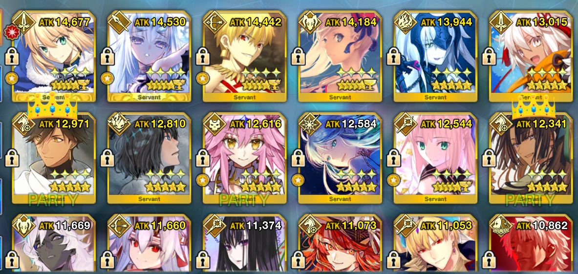 だいぶ弊でデアにお気に入りの鯖が増えて来ました🥳まだまだ頑張ろ〜

CBCピックアップ、オジマンと太公望の宝具重ねたい！ https://t.co/73Gyj2GqTD