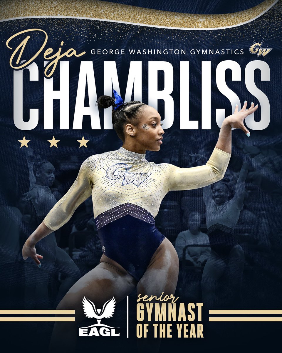 ✨𝐄𝐀𝐆𝐋 𝐒𝐞𝐧𝐢𝐨𝐫 𝐆𝐲𝐦𝐧𝐚𝐬𝐭 𝐨𝐟 𝐭𝐡𝐞 𝐘𝐞𝐚𝐫: <a href="/dejachambliss/">Deja Vu ®</a> ✨

➡️ gwsports.com/news/2023/3/18…

#WeWill | #RaiseHigh