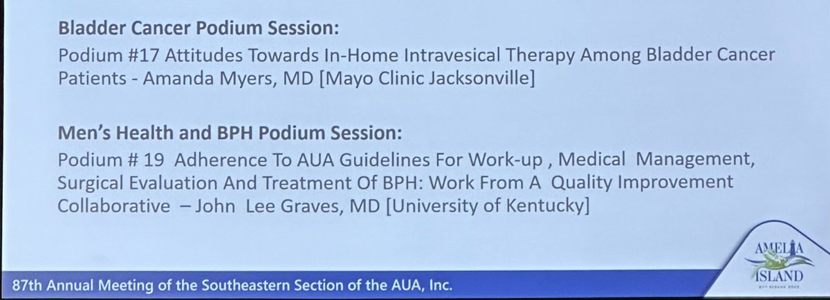 Dr Amanda Myers takes first place in Uro-Oncology podium presentations SES. Mayo strong, next step MD ANDERSON Fellowship. #SESAUA2023 @MayoUrology #SUO