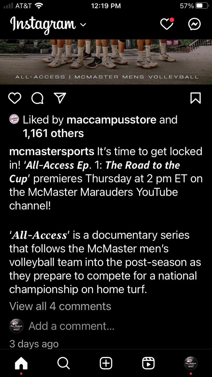 I’m going to watching this series!! Hopefully it will also include a National Championship episode 🤞🏼🤞🏼