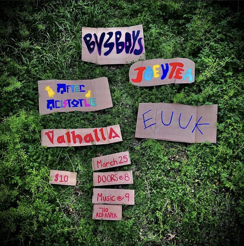 afterkerastotle's tweet photo. My drummer started a band and I’ve been recording his music and the 1st single comes out NEXT SATURDAY!!!

Come hang we’re gonna have a raffle, a listening station to hear the single and probably some other fun Shit 
Plus @After_Aristotle + some rad bands are playing 🤘 https://t.co/3D2v1JPDtE