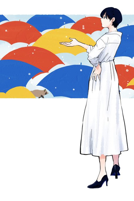 没になったカラーカット雨と君と5巻は5月頭発売予定です。絶賛単行本作業中まだ本買ってない方は今のうちに。 