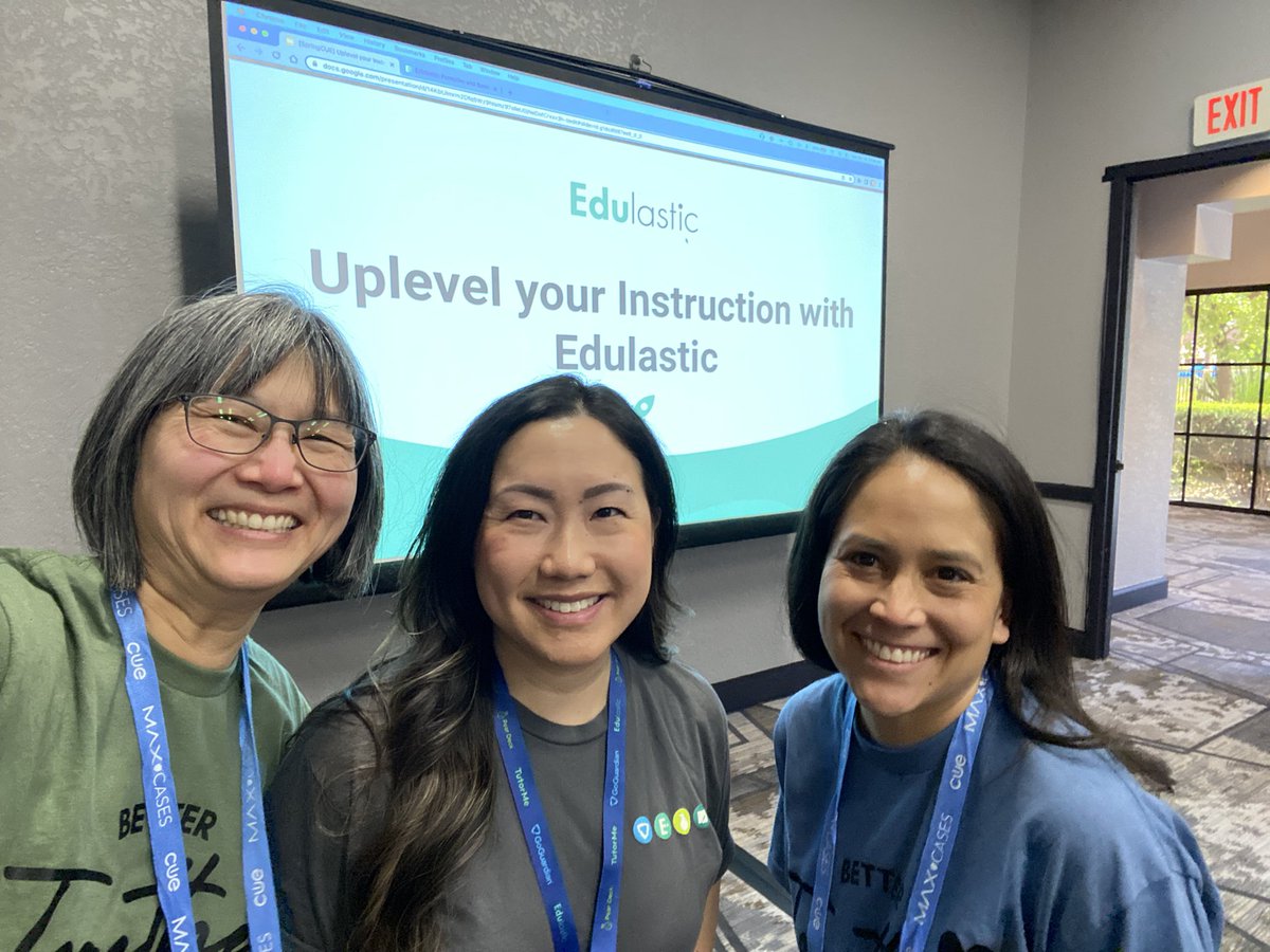 HistoryFrog's tweet photo. I could sit and learn from @stacyyung all day long! Thanks for an awesome session! “Uplevel your instruction with Edulastic” @Edulastic @lantonha #SpringCUE @cueinc #ausdSpringCUE #BetterTogether https://t.co/JnpeAgmuS0