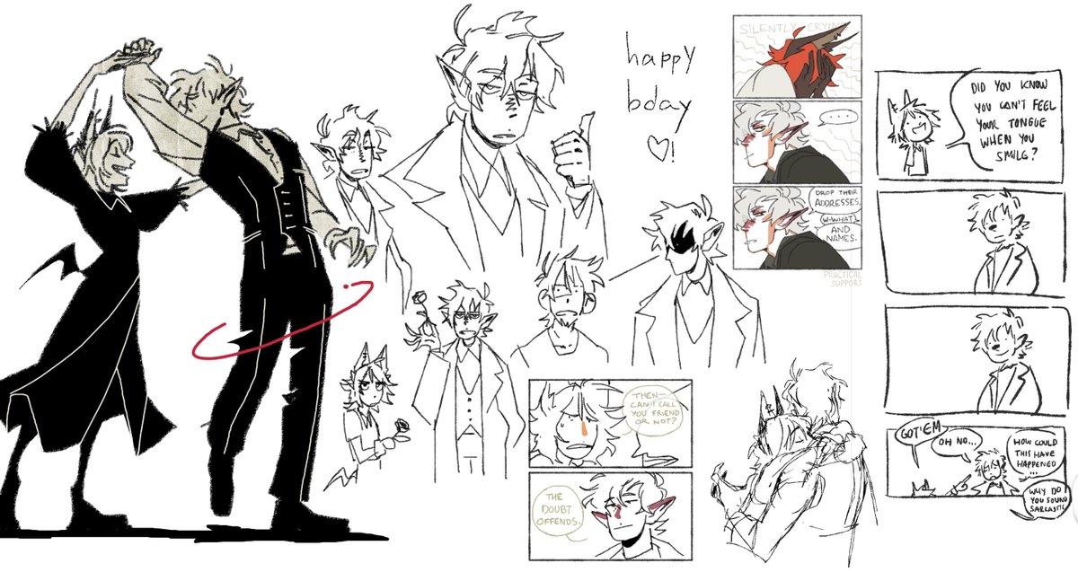happy 24th birthday to Fryst and also to the sweetest guy and my best friend irl! (the dude he's based on. HE HAS GRAY HAIR TOO!!!!!!) 💙 have some old Fryst artwork!