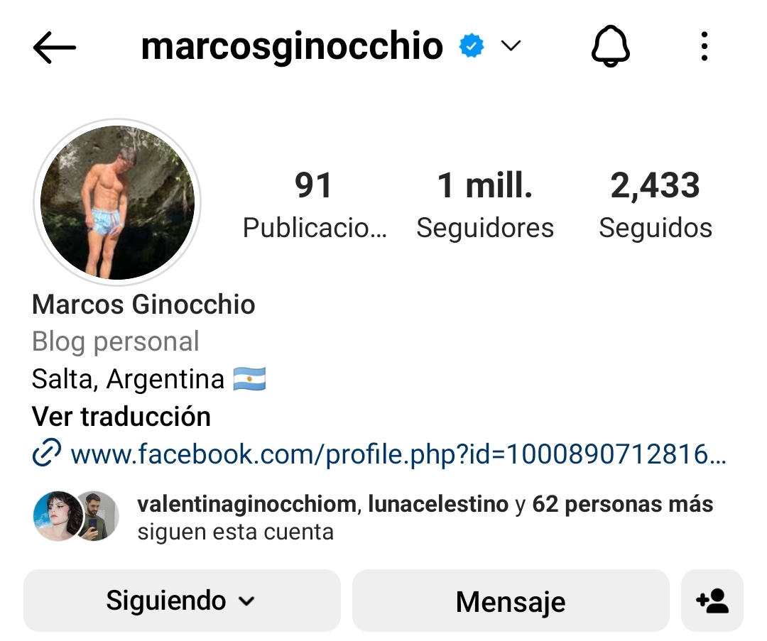 mmmmmigue's tweet photo. 1 MILLÓN DE PRIMOS 😍
Marcos se convierte en el primer jugador hombre de éste Gran Hermano en alcanzar ese número de seguidores. Y el 4to jugador en general.

#GranHermano
#GH2023 #GH2022
#GH23 #GH22 https://t.co/tZk1blFO2o