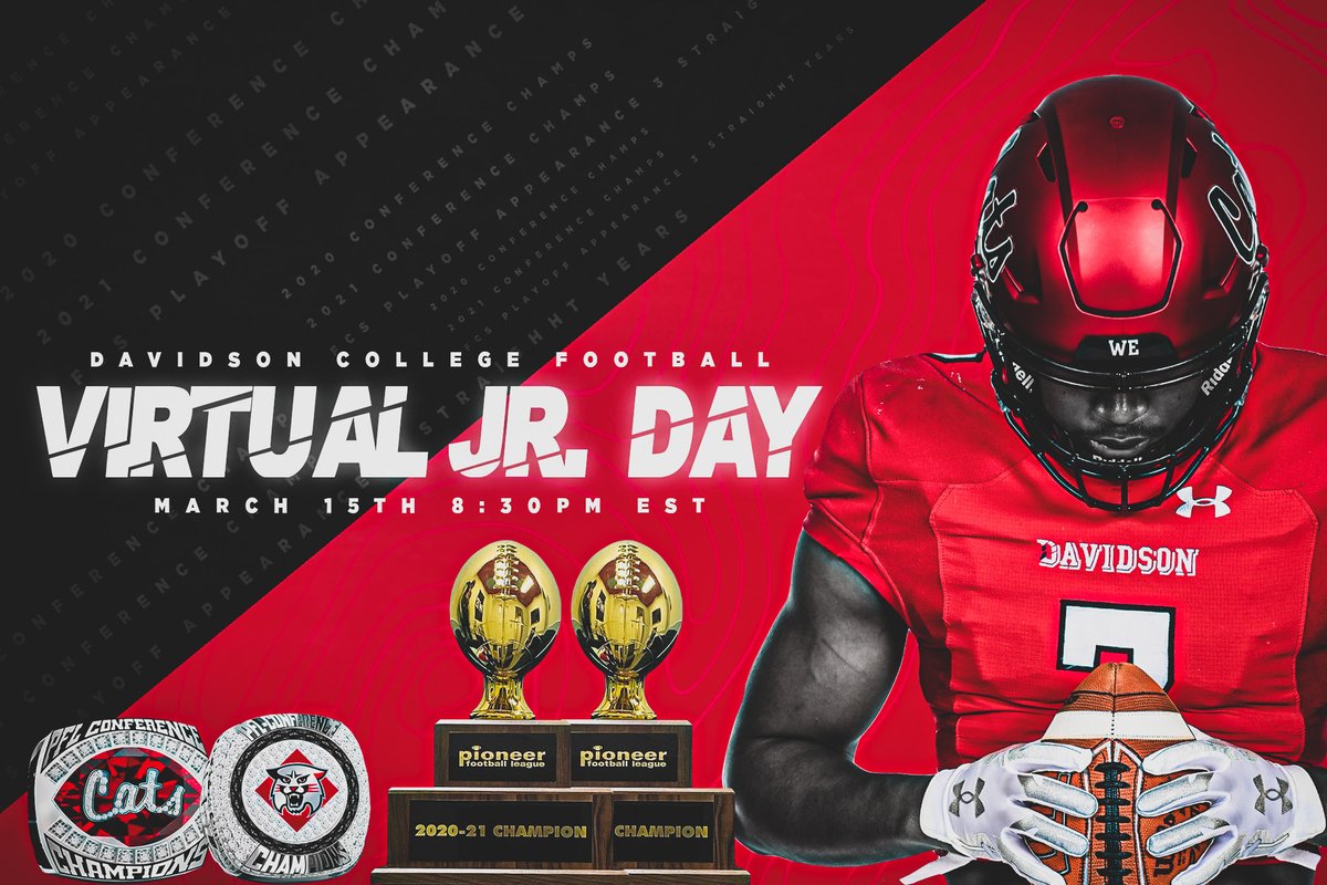 9AldenHarrison's tweet photo. Thanks to @DavidsonFB for the virtual Junior Day invite! Enjoyed learning more about the program and the college! #WE @Scott_AbellFB @DavFB_CoJack @Coach_McCartney https://t.co/6L776MNyd4