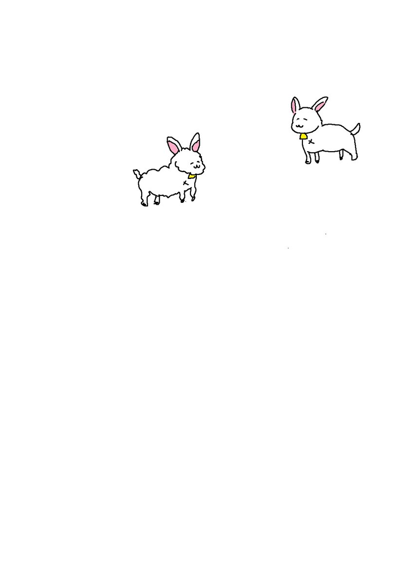「子ヤギちゃんの前に現れた子羊という「試練」 」|カレー沢　薫のイラスト