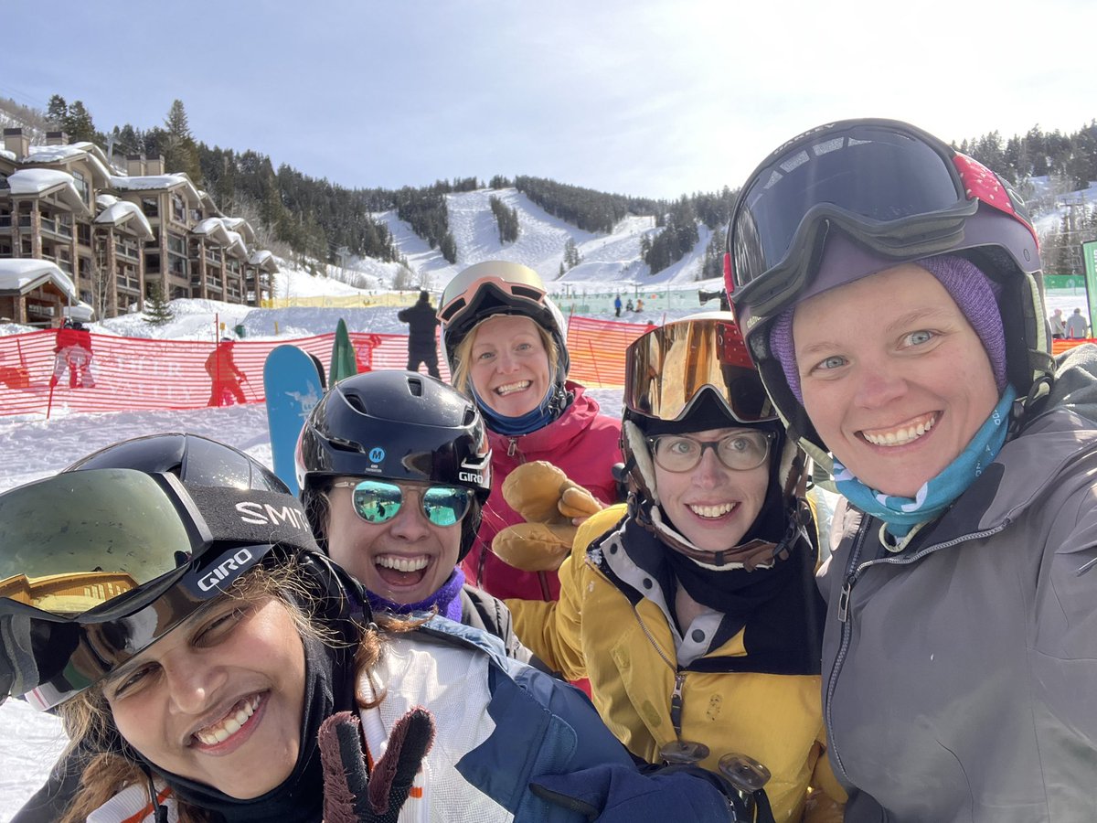 ValerieVaughnMD's tweet photo. First #UQuAL summit a resounding success. Skiing plus stewardship plus the best colleagues you could ask for…what could be better? #stewardshipelevated https://t.co/hYCP6TcdTx