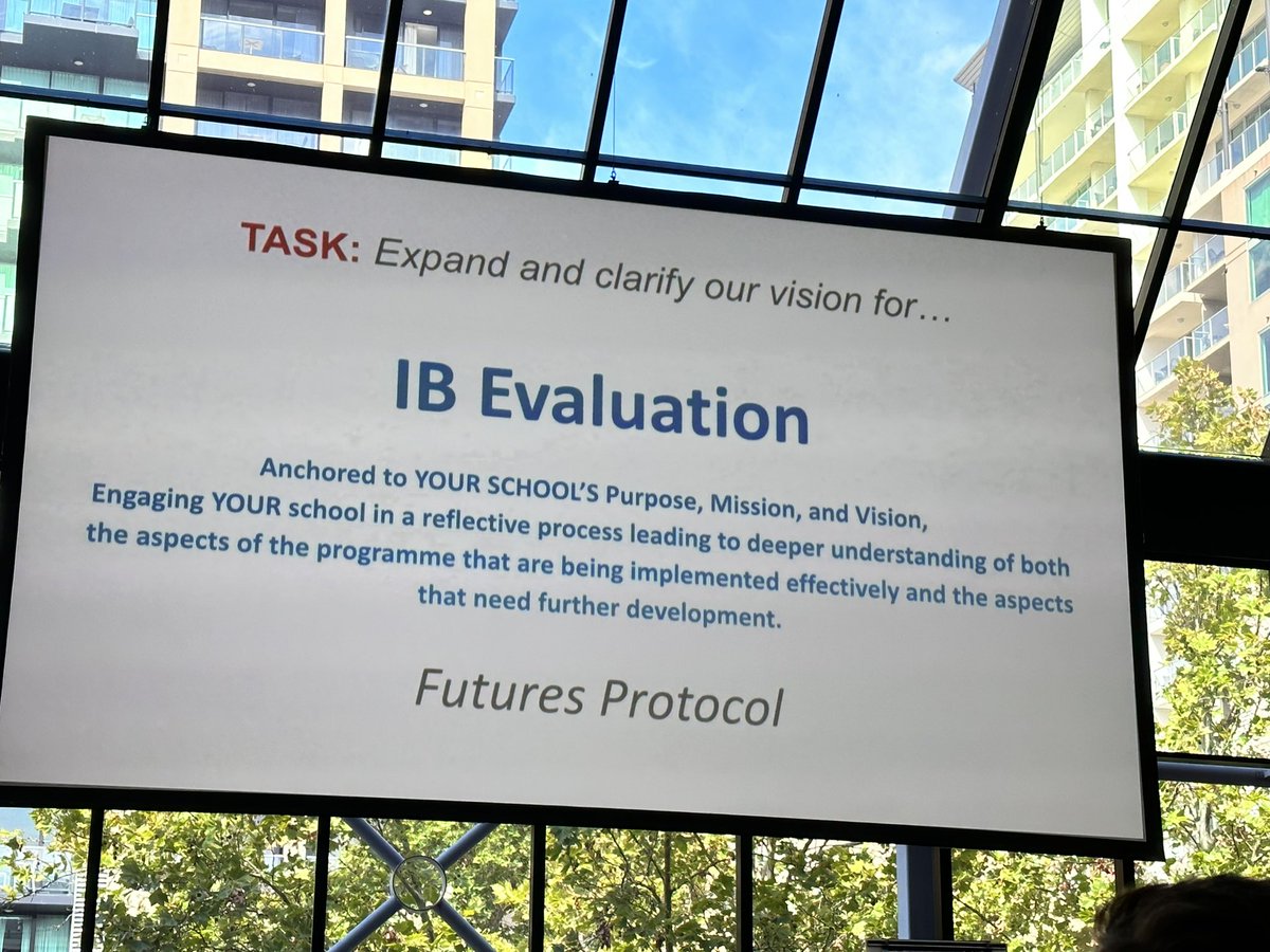 Envisioning a desired future state builds collective momentum in our school communities. What is your brighter future with #IB evaluation efforts? @mjarvislucchesi and Dave share #SFS1912 highlights #IBGC2023