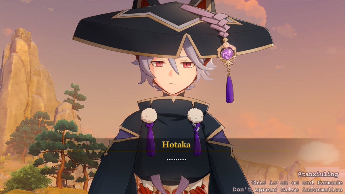 tanxiuling's tweet photo. It might be this..the earliest design of my genshin oc that people kept reposting these and claimed as leak back then 🫠 https://t.co/eRTGnZrhPM