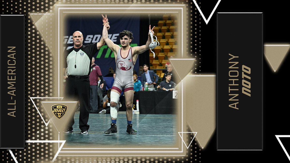 Not 1... Not 2... Not 3... But 4! 

A total of four MAC wrestling student-athletes have earned All-American honors! 

<a href="/NCAAWrestling/">NCAA Men's Wrestling</a> | #MACtion