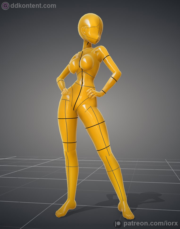 ddkontent's tweet image. #designdoll #drawingreference #reference #3dreference #drawingresources #3dmodel #bodykun #pose #posereference #anime #manga #ddkontent #girl