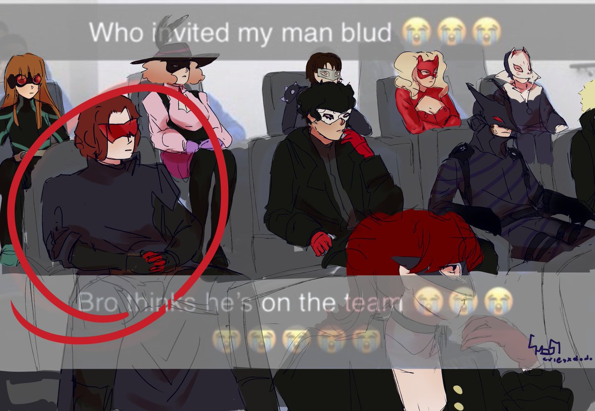 ghostsillies's tweet image. my reaction to that information #p5r