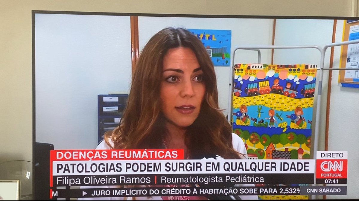 Raising awareness about rheumatic diseases in children and young people on national TV! #WORDDay2023 @lisboa_norte @paedmskglobal                           cnnportugal.iol.pt/videos/a-doenc…