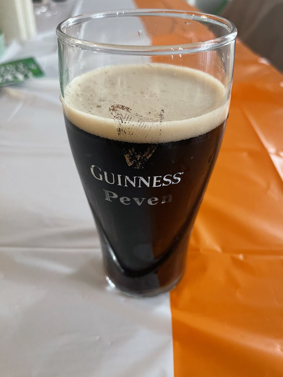 BevenSutler's tweet photo. A friend of mine tried to get “Beven” engraved on a Guinness glass for me a few years ago. I guess it must’ve been loud, cause they didn’t quite hear him. Happy St. Patrick’s Day. #Peven https://t.co/EuGFxPmEj3