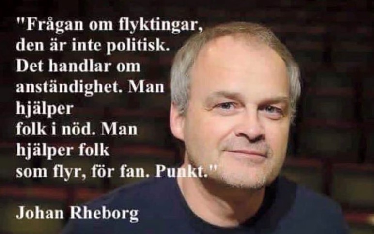 Spotnika's tweet image. Enligt UNHCR är endast 2% riktiga flyktingar.
- Resten är asylbedragare som söker sig ett bättre och bekvämare liv.

Vissa idioter har inte fattat det.