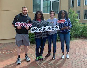 uofsccosw's tweet photo. Kudos to our @uofsccosw part-time #MSW Columbia students who are celebrating #SocialWorkMonth! Their dedication to pursuing a #socialwork passion while juggling other commitments is truly inspiring. Keep making a difference! 🎉👏🏼 #SocialWorkBreaksBarriers #MSWstudents #USC https://t.co/kwEtjKQge3