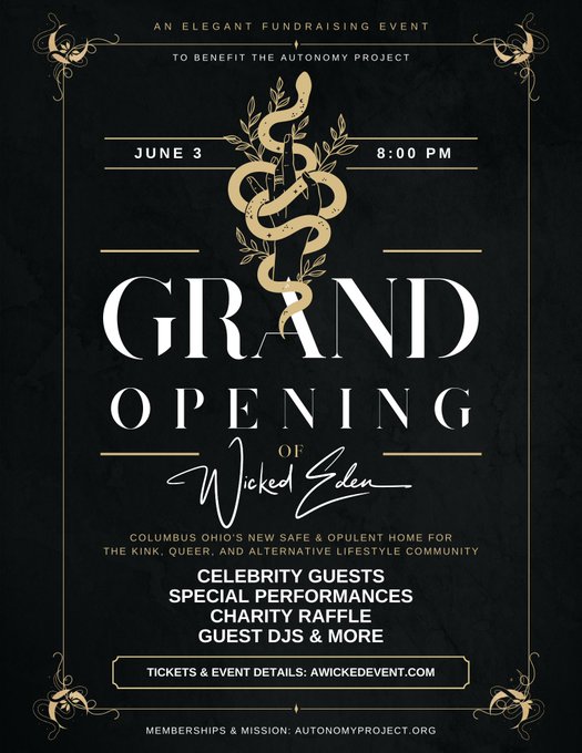 Ticket sales are LIVE for the Grand Opening of @WickedEden in Columbus Ohio!   Join me in a historic<a href="/tag/wickedretreat"class="tags"><span>#wickedretreat</span></a>