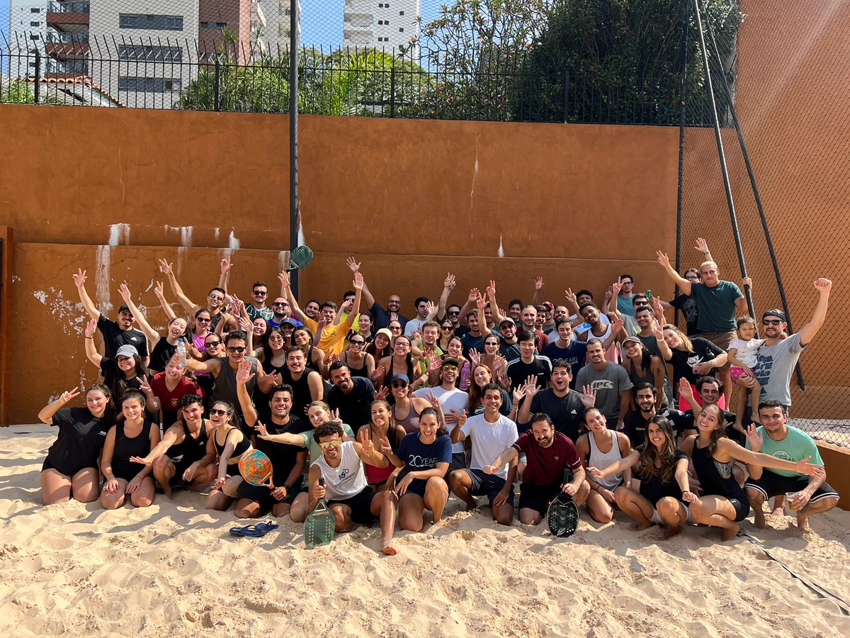Mngmt_Solutions's tweet photo. Our Brazil office’s Sports Club held its second Beach Tennis Mixed Championship in São Paulo. With excellent participation from more than 120 professionals, this second edition of the championship was a great success. Parabéns aos vencedores! #MSBrasil #MSLifestyle #OneTeam https://t.co/NE79daG3SP