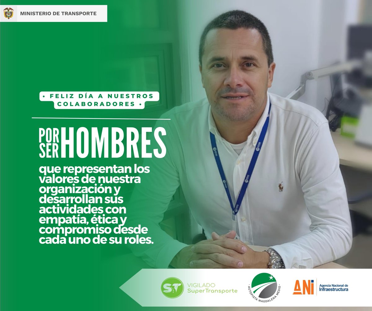 #DíaDelHombre En nuestra organización también reconocemos el valor de nuestros colaboradores. La equidad de género implica que todos - hombres y mujeres - tengan igualdad de oportunidades, condiciones, y formas de trato, sin dejar a un lado las particularidades de cada uno.