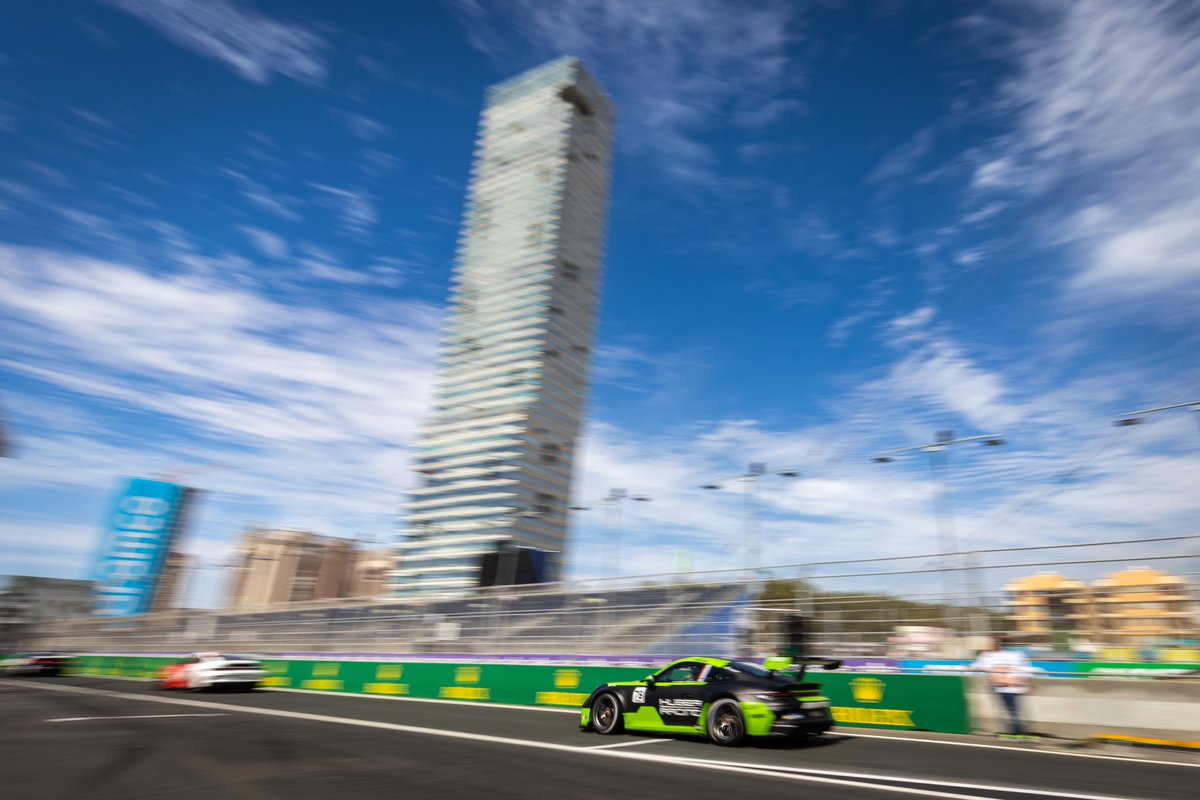 PorscheSprint's tweet photo. #PSCME - Harry King won the first race of the Jeddah round after a close fight with Bastian Buus over the whole 11 laps, with Lucas Groeneveld coming home third.
#LechnerRacing #Porsche #PorscheSprintChallenge #MiddleEast #BahrainGP #SaudiArabianGP #FIA #WEC #F1 https://t.co/ZiUEsmPdmQ