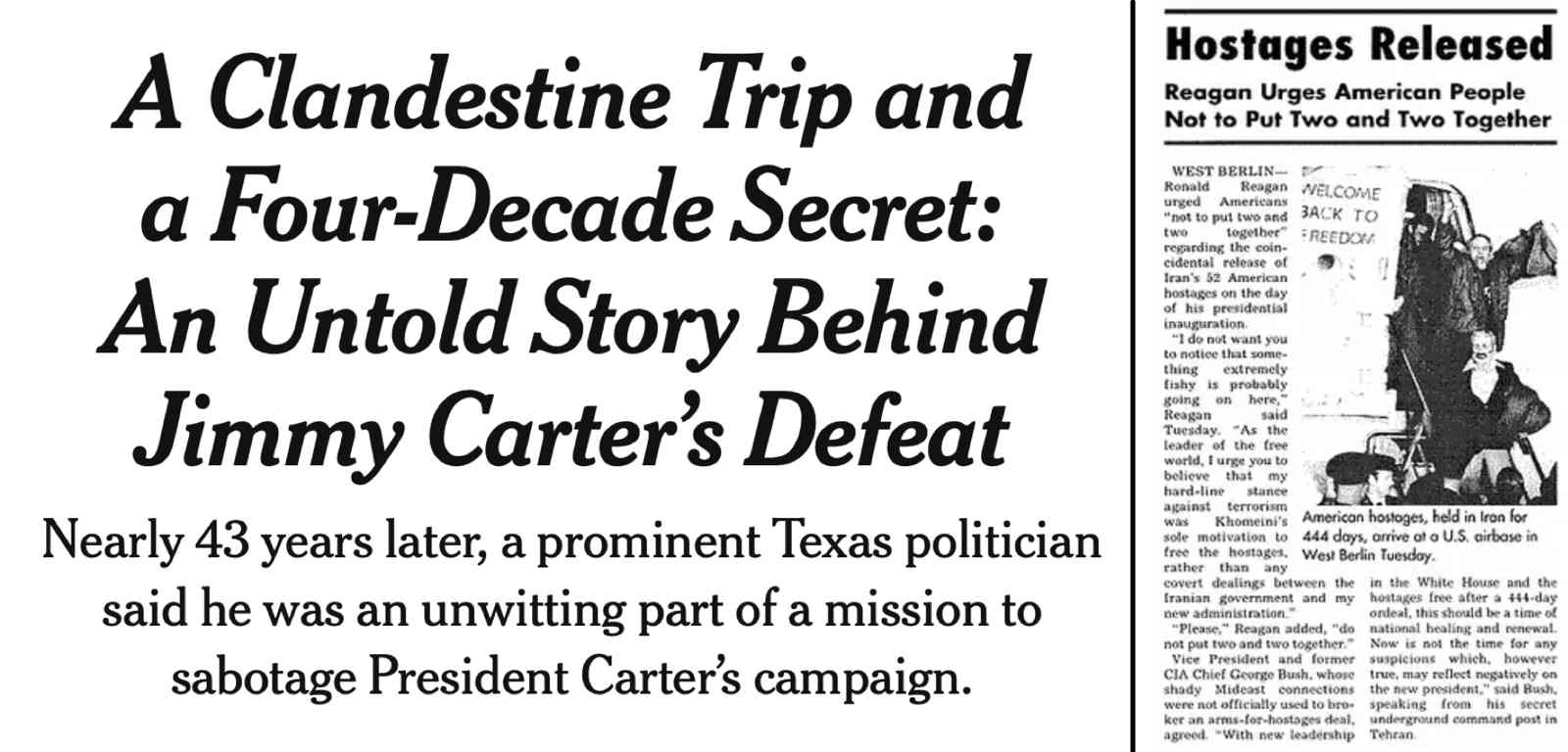 An Untold Story, Jimmy Carter