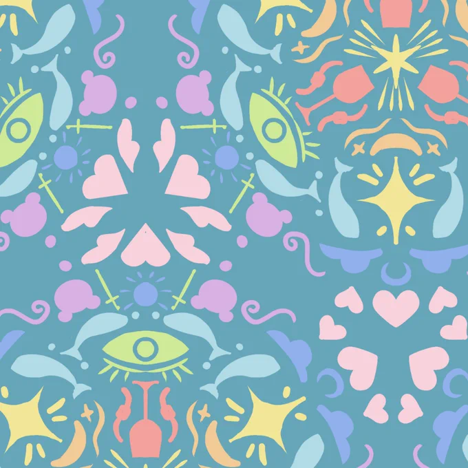 I'm alive and making things! just working on some very fun and colourful stuff coming out soon  