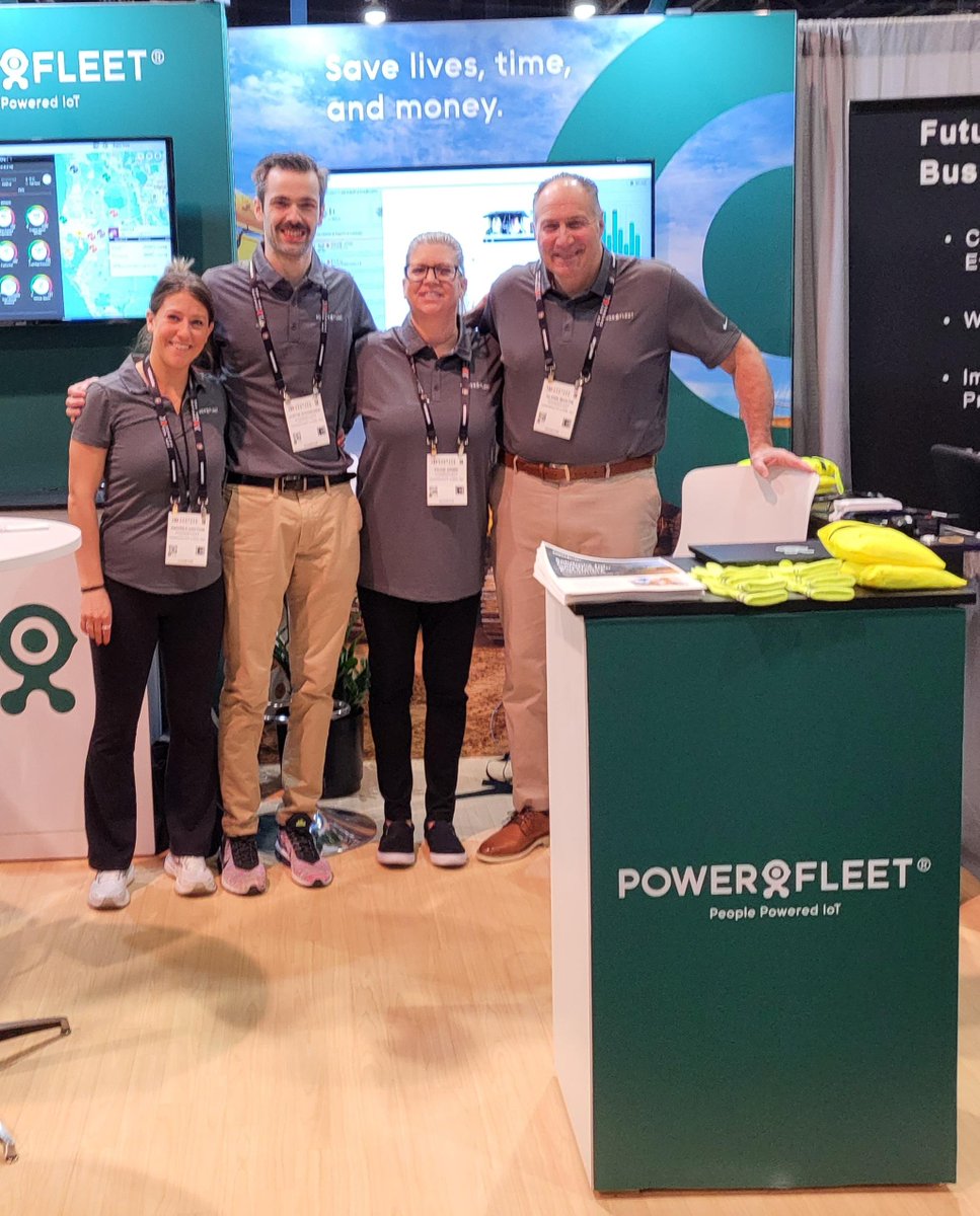 PowerfleetAIoT's tweet photo. Thank you to everyone who joined us at #ConExpo2023 in #Vegas! We had a blast showcasing our latest IoT solutions and connecting with industry leaders. Until next time! 

#Powerfleet #PeoplepoweredIoT https://t.co/jtCBUFMNtC