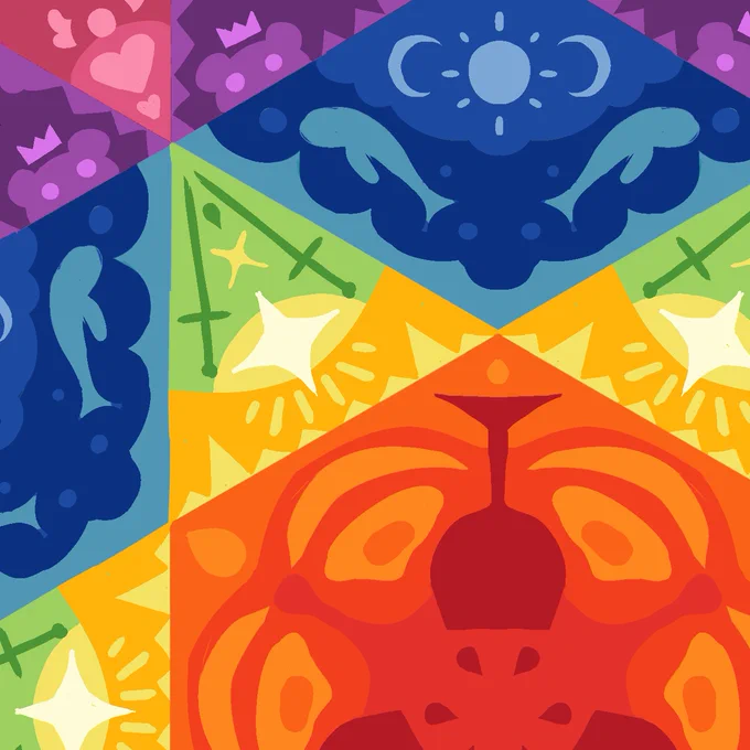 I'm alive and making things! just working on some very fun and colourful stuff coming out soon  