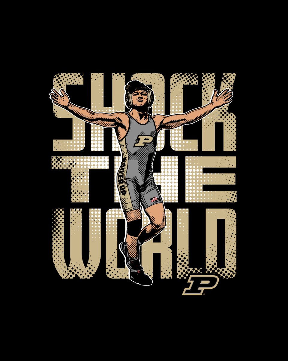 SHOCK THE WORLD. 

Celebrate one of the most historic wins in <a href="/NCAAWrestling/">NCAA Wrestling</a> history!

Support <a href="/Matt_Ramos2/">Mavatar</a> - every purchase puts industry-leading royalties  into his pocket. 

purdue.nil.store/collections/ma…