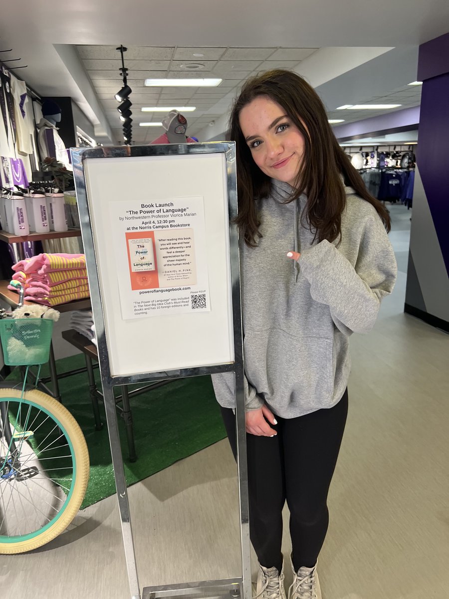 VioricaMarian1's tweet photo. As seen yesterday at the Northwestern University campus bookstore 
@DuttonBooks @penguinrandom https://t.co/EzUzA8dnbB