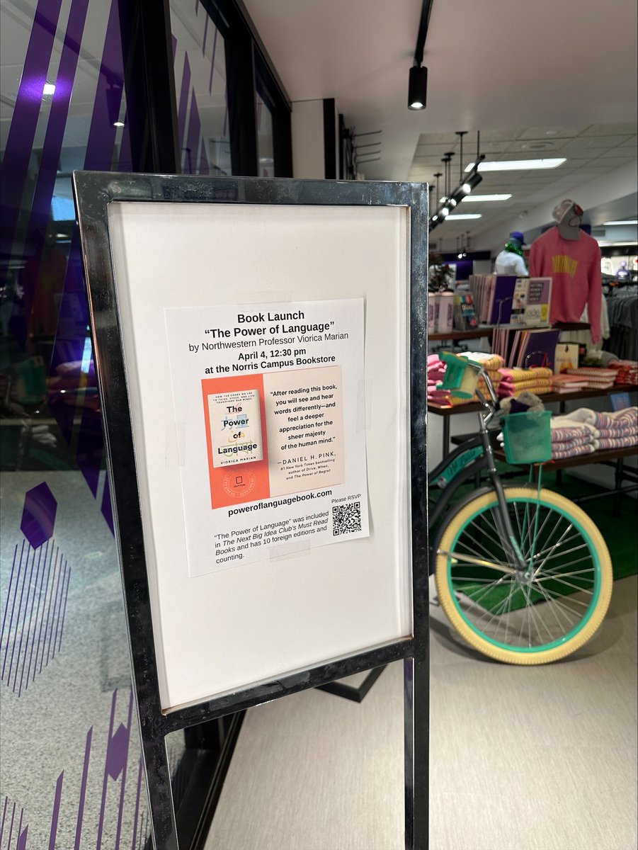 VioricaMarian1's tweet photo. As seen yesterday at the Northwestern University campus bookstore 
@DuttonBooks @penguinrandom https://t.co/EzUzA8dnbB