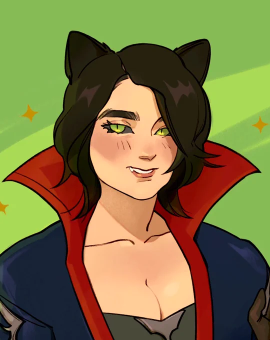 Commmmm preview (oc's name is Mina!) 