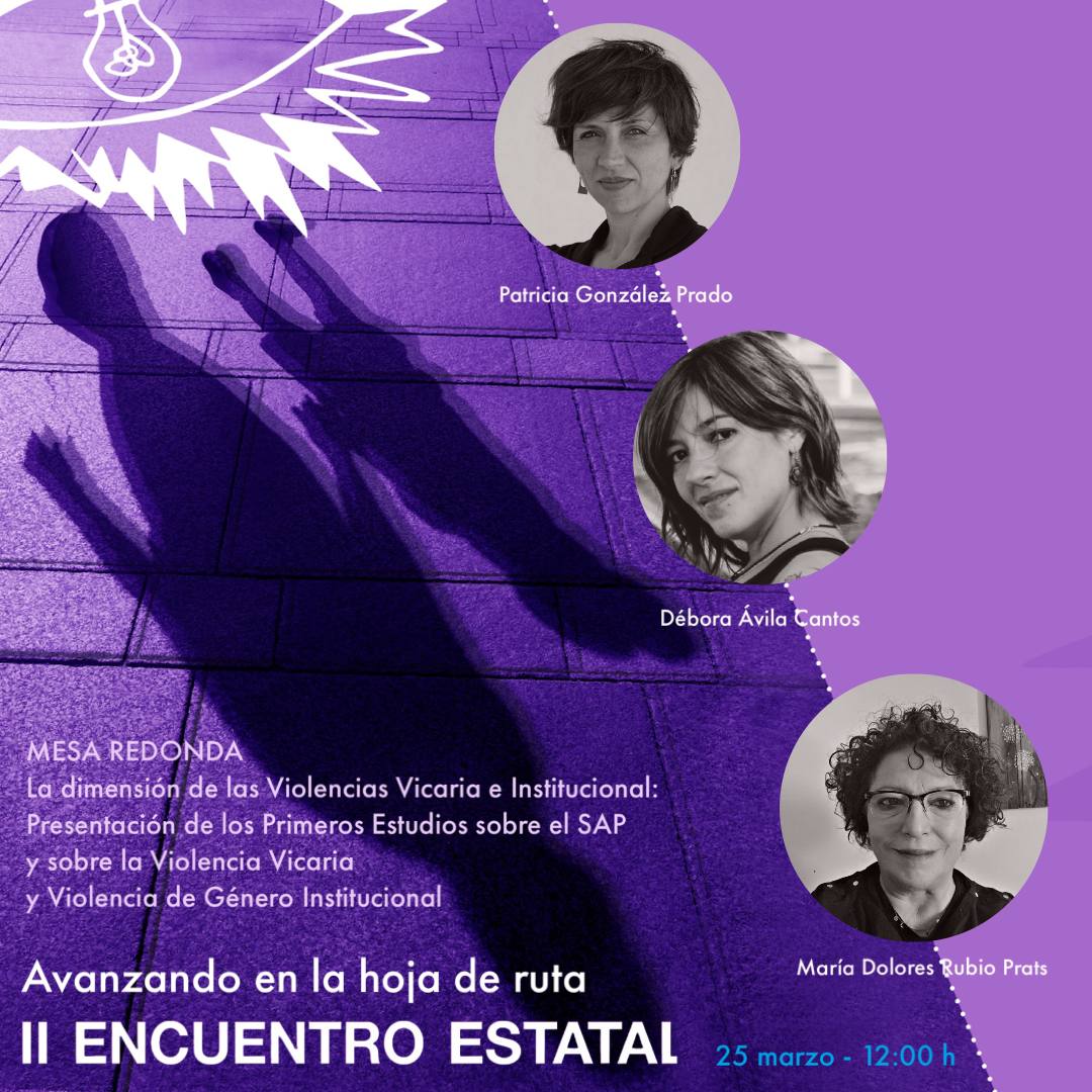encuentrovvvi's tweet photo. #IIEncuentrovvvi #ProgramaEncuentrovvvi 

II ENCUENTRO ESTATAL VIOLENCIA VICARIA Y VIOLENCIA DE GÉNERO INSTITUCIONAL EN ESPAÑA

🗓 Marzo, 25

📍 #Maracena #Granada

💥💥💥 Inscríbete  https://t.co/60SLEhQtzJ

🖲Síguenos y comparte en RRSS @encuentrovvvi https://t.co/hhXdtG8MrN
