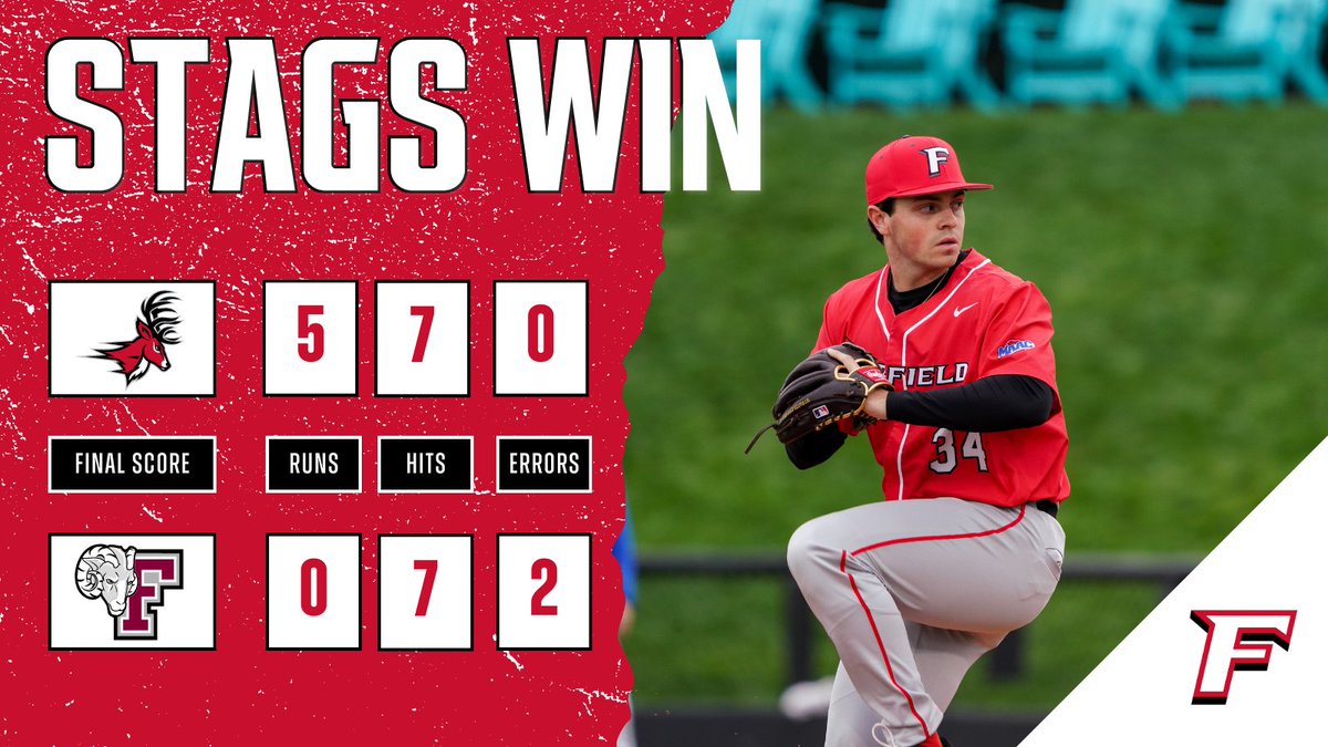 𝙎𝙏𝘼𝙂𝙎 𝙒𝙄𝙉 ‼️

McVeigh goes 7⃣ strong as the Stags shutout Fordham for the series win!

McVeigh: W, 7.0 IP, 6 H, 4 K, 1 BB
Pagliarini: 2-4, HR, 2 RBI

#WeAreStags🤘⚾️ | #MAACBase