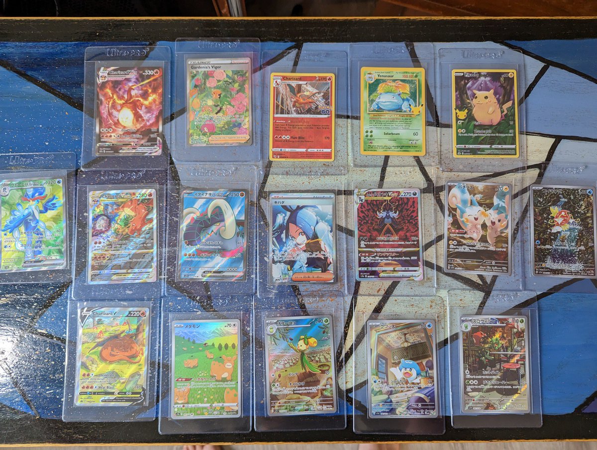Hangar00005's tweet photo. Just sent this batch of Pokémon to PSA. Mostly Japanese Scarlet, Violet, &amp; Triple Beat. Wish us luck on the Dendra 99 SAR + the rest of course. Time to get to video editing, more breaks and reveals coming soon. https://t.co/eIF3bKM6kW #hangar5 #Pokemon #triple_beat #fl_card_shark https://t.co/J3OnwsUhLk