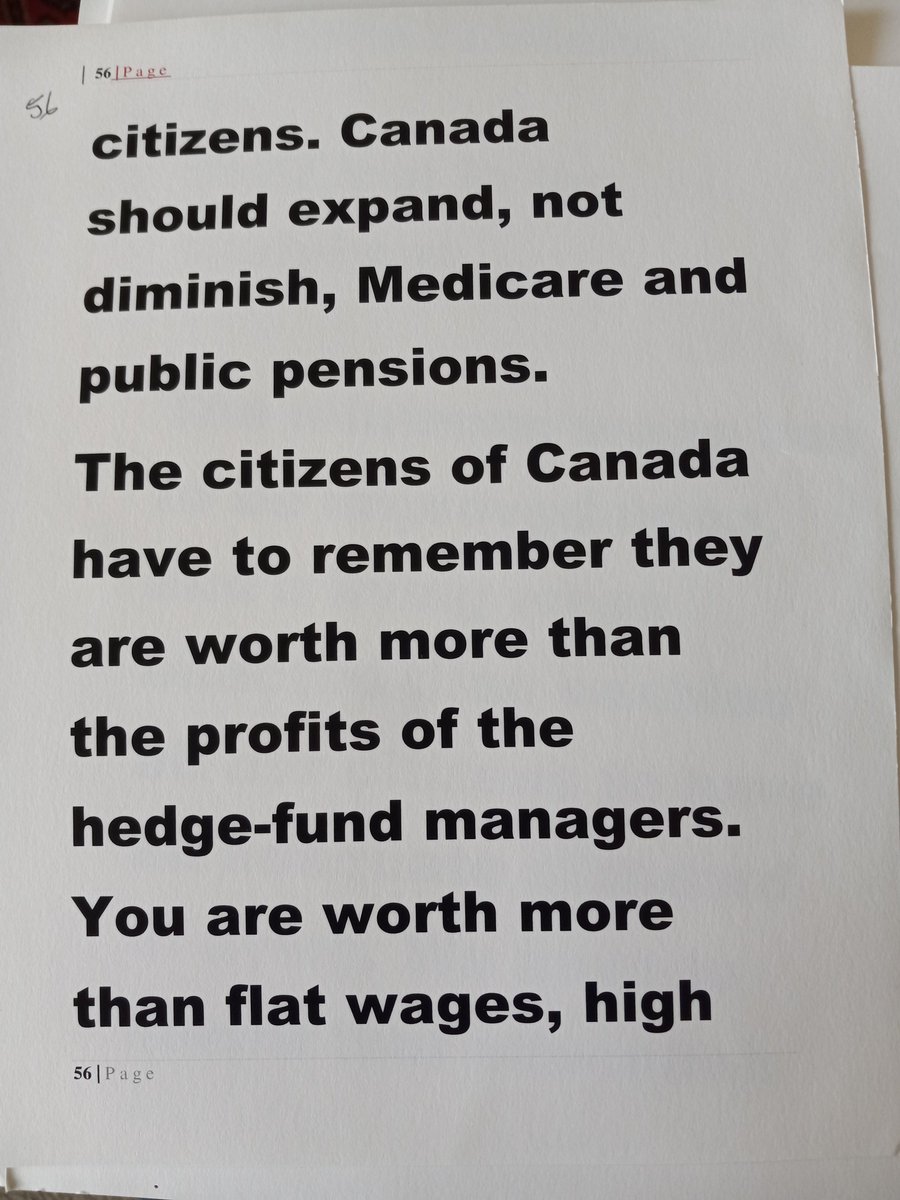 Also found today speaking notes for Harry Leslie Smith's cross Canada speaking tour when he was 92  in 2015. #cdnpoli #healthcare