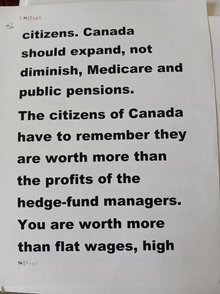 Also found today speaking notes for Harry Leslie Smith's cross Canada speaking tour when he was 92 in 2015. #cdnpoli #healthcare