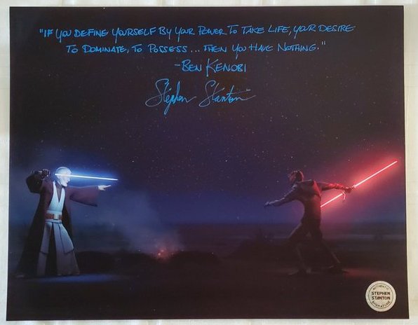 In keeping with #StarWarsRebels 6 year anniversary of the #TwinSuns Debut: Here's a 2 Day #StarWars #Giveaway for an 11x14 photo of the #ObiWan #Maul #LightSaber duel! To enter RT, Reply & Follow! Have it  in time for @c2e2. Not feeling lucky, then go to stephenstanton.com