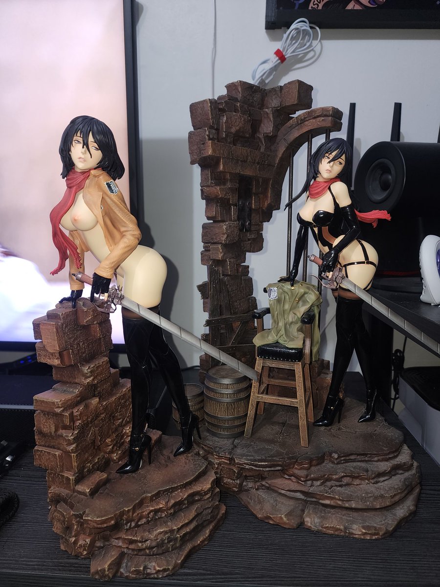 MR____SOLODOLO's tweet photo. Honestly can't believe I got my hands on this beauty 😅
#DontJudgeMe #RosaStudio
#MikasaAckerman https://t.co/QbUC0QRIXV