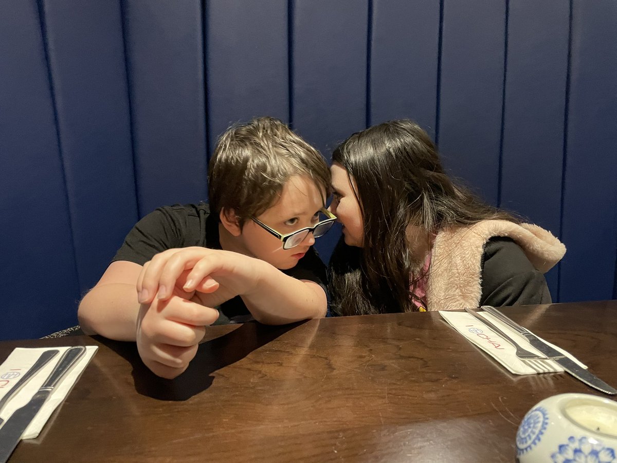 MarkMcSween's tweet photo. Out for dinner to IChai with these 2, up the road for ice cream and movies on the couch now ❤️ https://t.co/052duXwi03