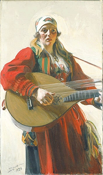 Anders Zorn, Home Tunes, 1920 #natmuseumswe #museumarchive collection.nationalmuseum.se/eMuseumPlus?se…