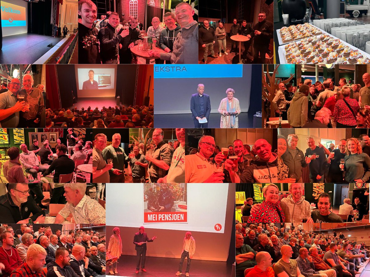 Gezellige Hoekstra voorjaarsbijeenkomst met superopkomst! Mooi om samen alle plannen te bespreken en jubilarissen en pensioengerechtigden te huldigen! #moaieploech, moai feest, moaie plannen🥳