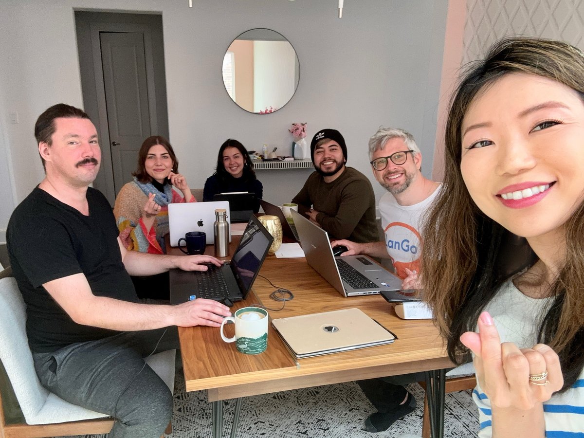 langoinstitute's tweet photo. LanGo team mindmeld during our spring break week. 🫶 We’re working on creating lots of fun and useful language learning materials for our students this year, including two big book projects and two intrepid trip guides. We can’t wait to share them with you! https://t.co/n04Fphs5mY