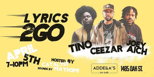 <a href="/addellasonoak/">addellasonoak</a> is allowing me to come to the capital April 5th and get these bars off. <a href="/JoeyAich4/">Headband Assassin Joey Aich</a> and Ceezar will be in the building as well.